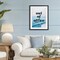 Stupell Industries Out of Office Ocean Waves Framed Print Under Glass, design by Lil' Rue